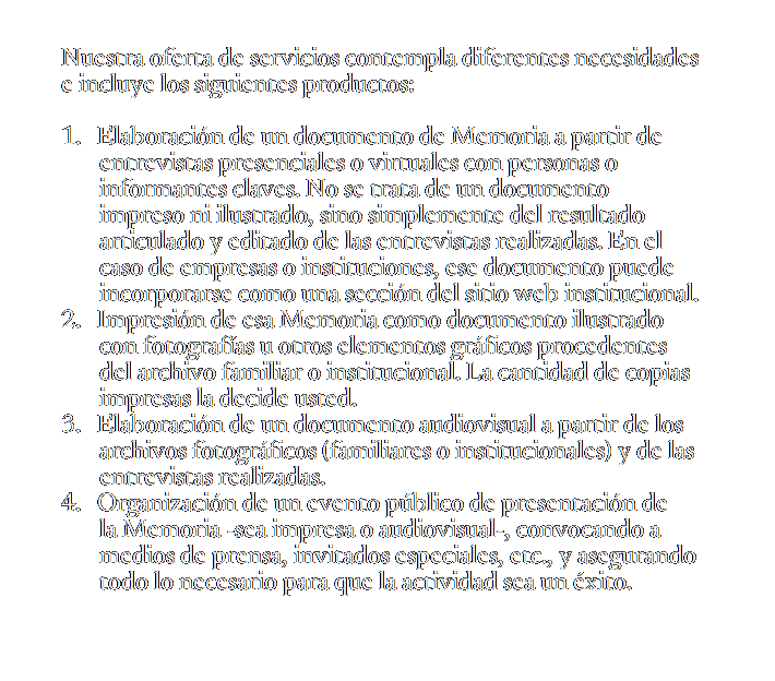 Image «La oferta de servicios...»